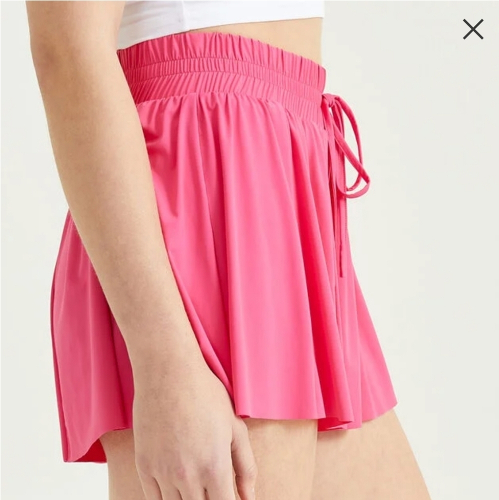 Altar'd State As Revival Athletic Shorts, Size M, Hot Pink - Picture 3 of 9